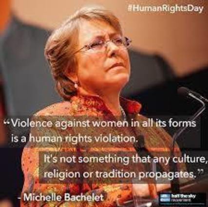 International News Agency For Human Rights MICHELLE BACHELET - UN High Commissioner for Human Rights